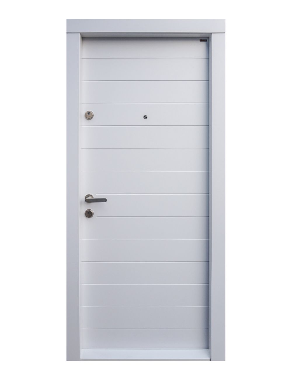 Ușă metalică pentru apartament MACO U1 cu încuietoare electronică YALE - Linus