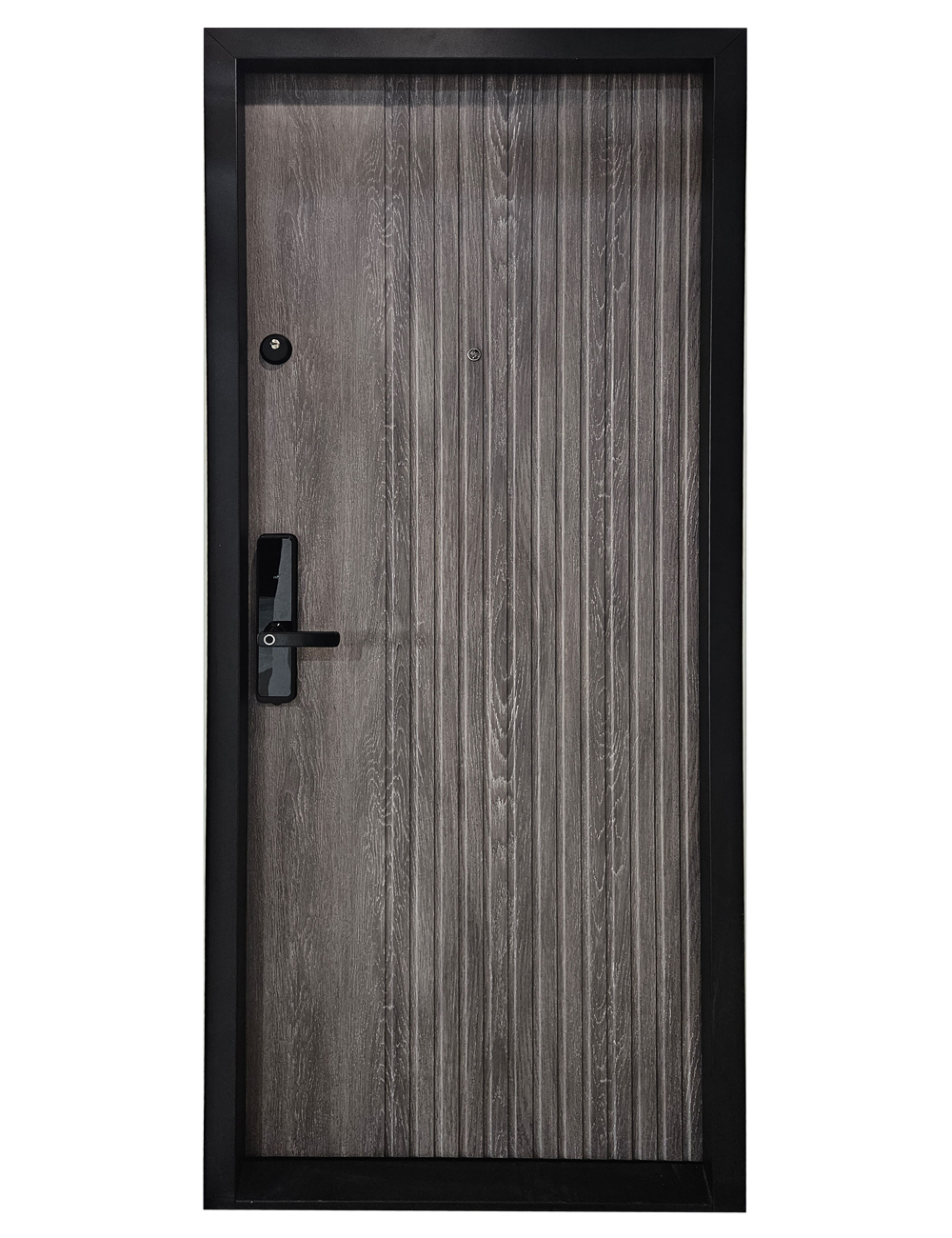 Ușă metalică pentru apartament MACO U17 cu încuietoare inteligentă Cronos Black